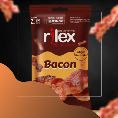Descubra o que está por trás da camisinha de bacon Rilex